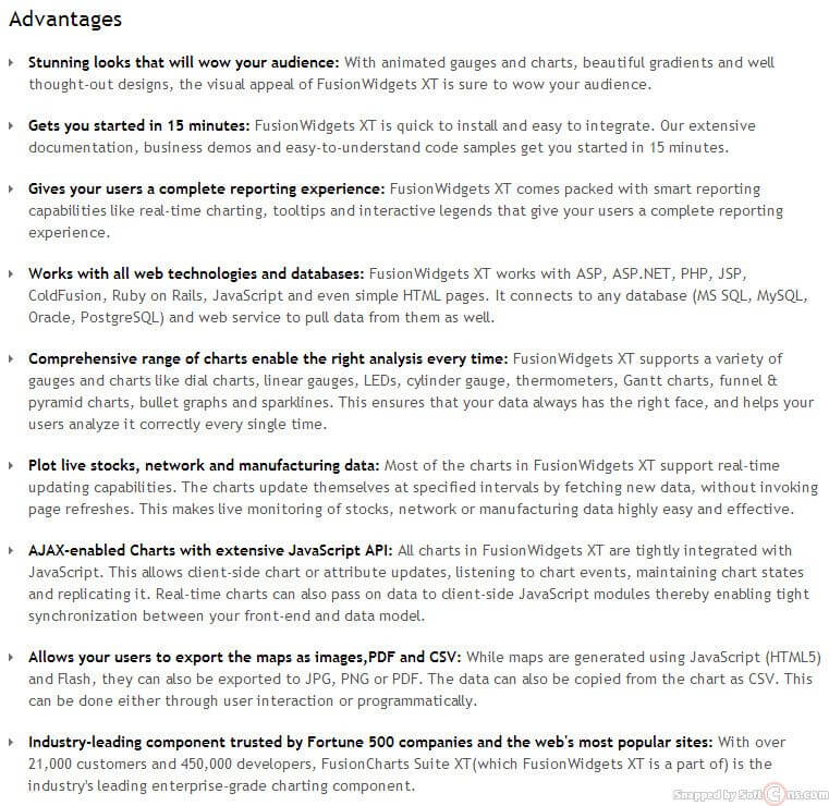 FusionWidgets XT Feature
